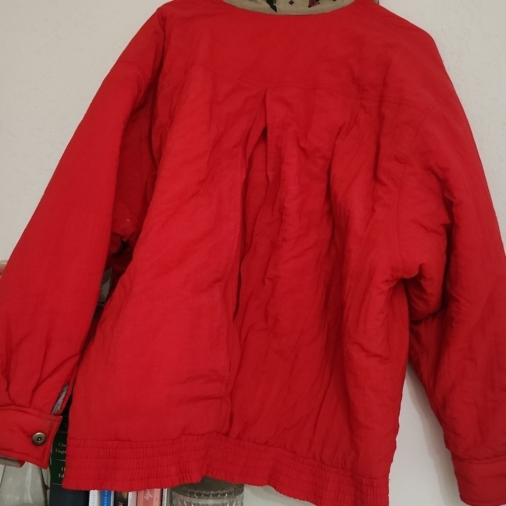 Vintage Koret Jacket Windbraker Red Ski Jacket Weather-Resistant Relaxed Fit - Picture 10 of 12